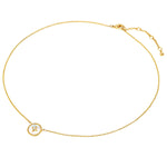 Kette gelbgold Perlmutt
