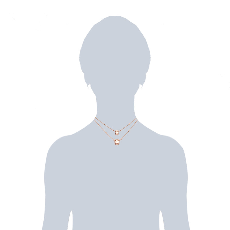 Kette mit Anhänger roségold