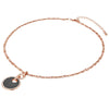 Kette roségold verziert mit Kristallen von Swarovski® weiß