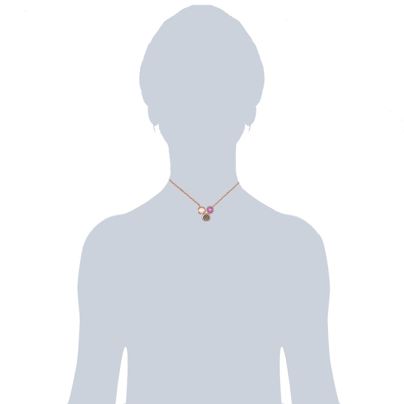 Kette mit Anhänger verziert mit Kristallen von Swarovski®