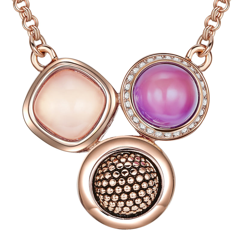 Kette mit Anhänger verziert mit Kristallen von Swarovski®