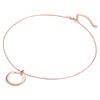 Kette mit Anhänger roségold verziert mit Kristallen von Swarovski® violett