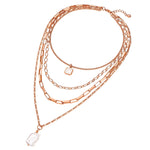 Kette mit Anhänger gelbgold Muschelkernperle weiß