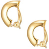 Ohrclips gelbgold