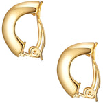 Ohrclips gelbgold