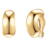 Ohrclips gelbgold