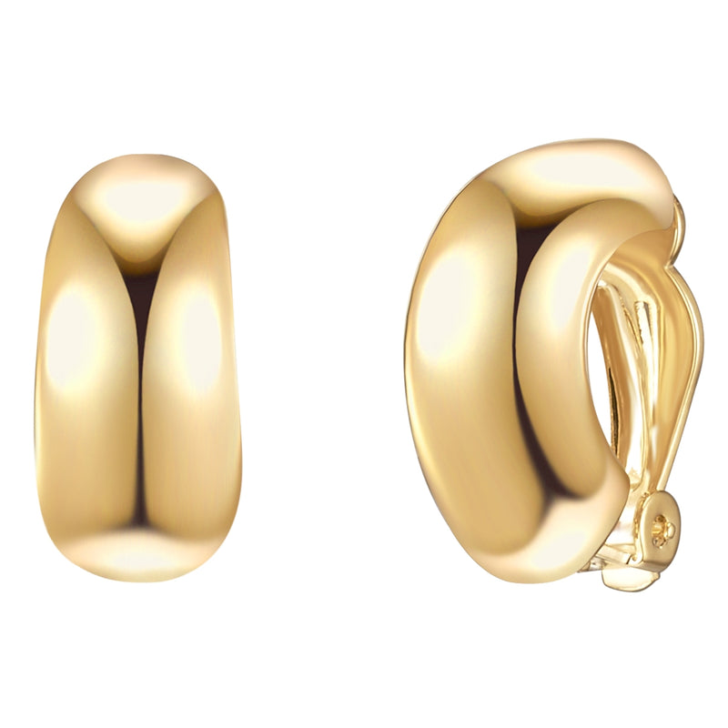 Ohrclips gelbgold