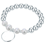 Armband Süßwasser-Zuchtperlen weiß