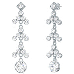 Ohrhänger verziert mit Kristallen von Swarovski® weiß